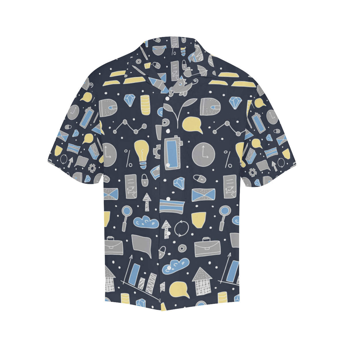 Accounting Financial Pattern Print Design 04 Men's Hawaiian Shirt