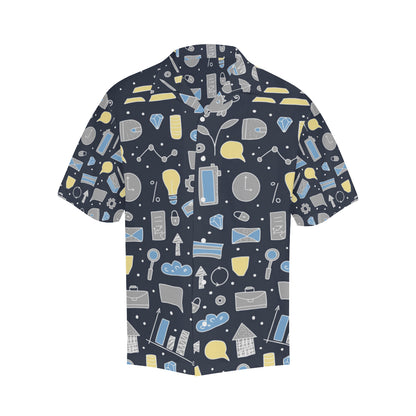 Accounting Financial Pattern Print Design 04 Men's Hawaiian Shirt