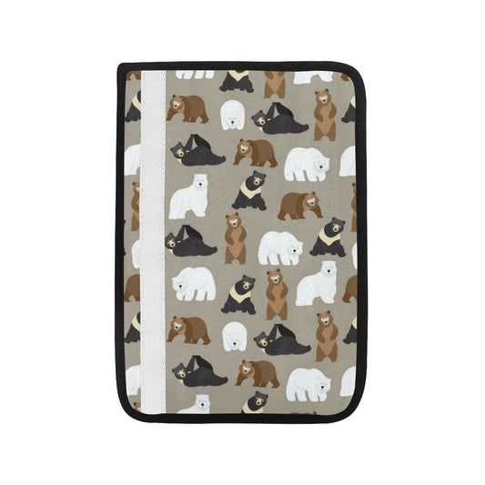 Bear Pattern Print Design BE03 Car Seat Belt Cover