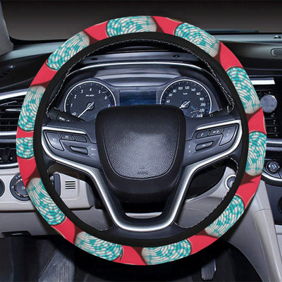 African Fashion Print Pattern Steering Wheel Cover with Elastic Edge