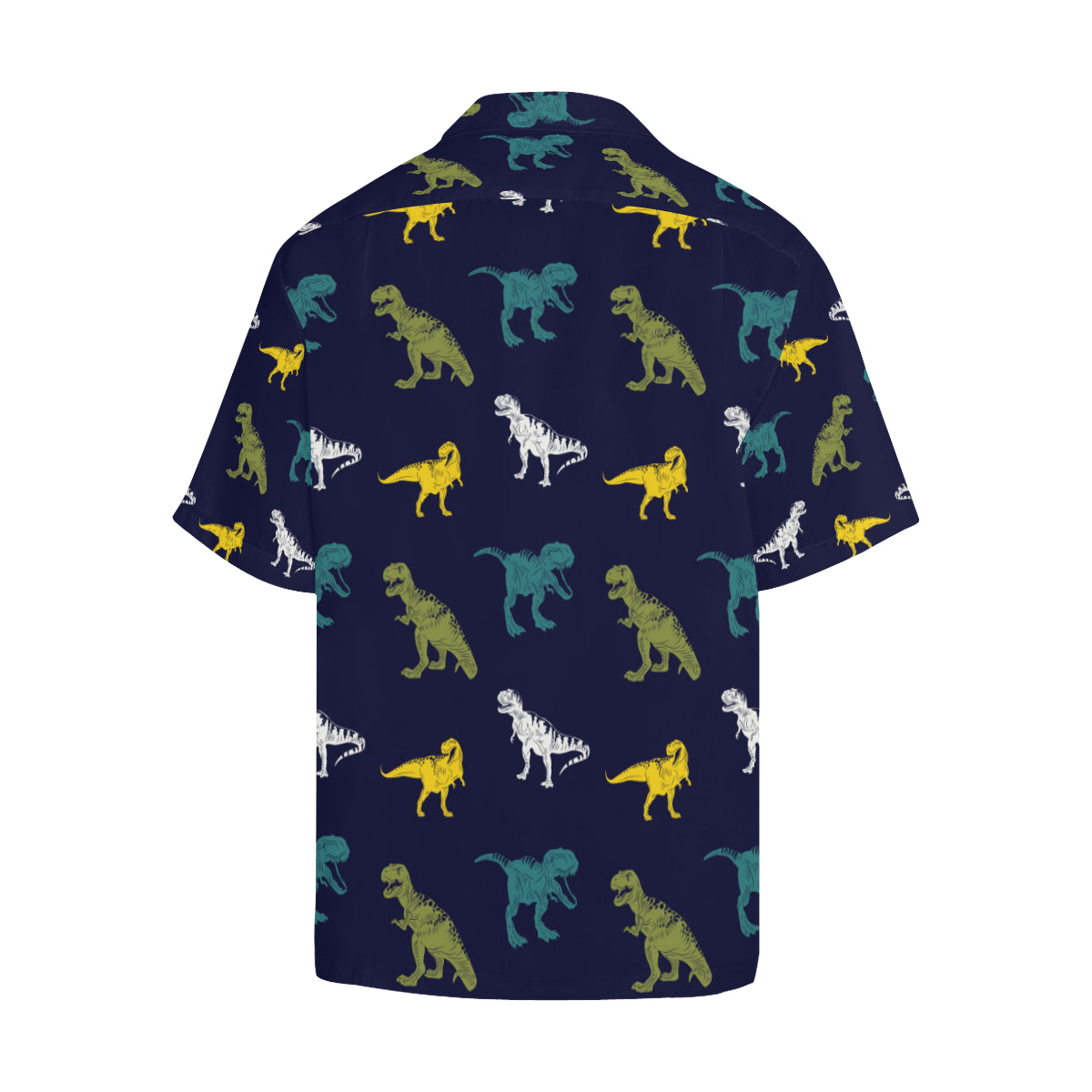 T Rex Pattern Print Design A07 Men's Hawaiian Shirt