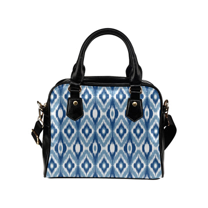 Ikat Pattern Print Design 03 Shoulder Handbag