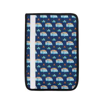 Camper Pattern Camping Themed No 3 Print Car Seat Belt Cover