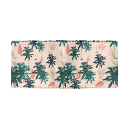 Palm Tree Pattern Print Design PT014 Men's ID Card Wallet