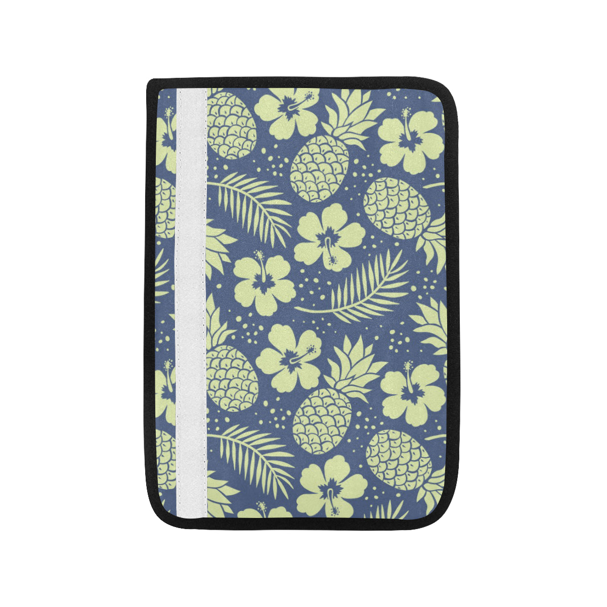 Pineapple Pattern Print Design PP07 Car Seat Belt Cover