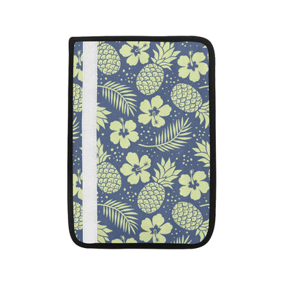 Pineapple Pattern Print Design PP07 Car Seat Belt Cover