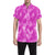 Tie Dye Pink Design Print Men's Short Sleeve Button Up Shirt