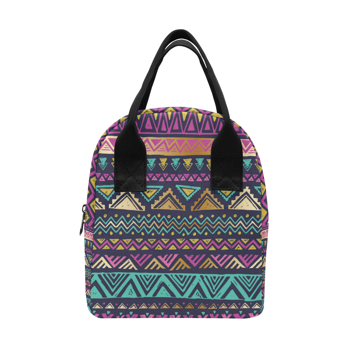 Multicolor Tribal aztec Insulated Lunch Bag