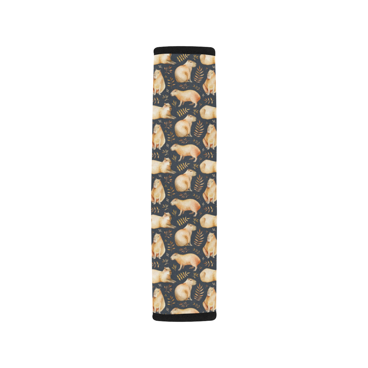 Capybara Pattern Print Design 02 Car Seat Belt Cover