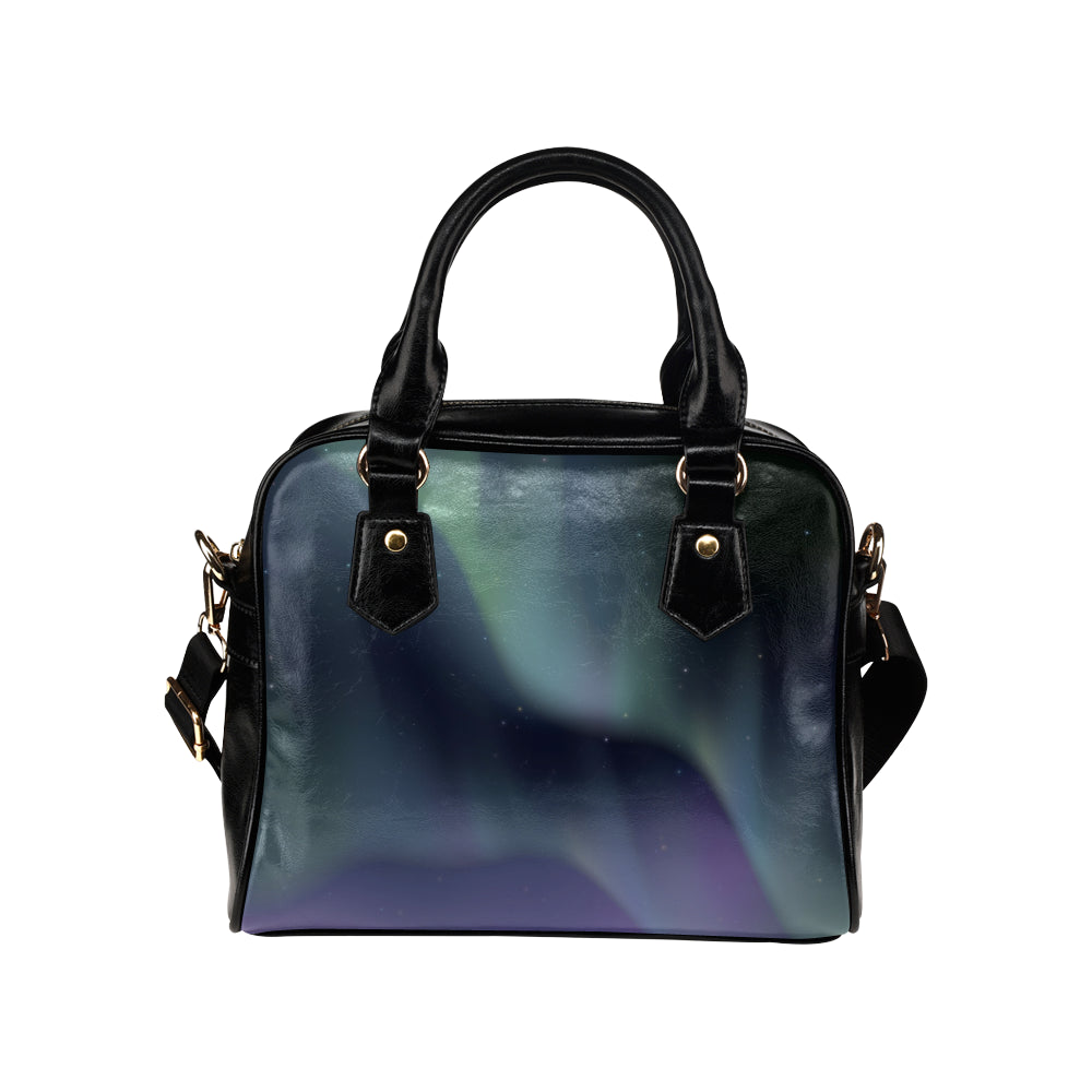 Aurora Borealis Pattern Print Design 01 Shoulder Handbag