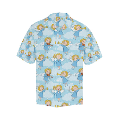 Angel Musician Pattern Print Design 09 Men's Hawaiian Shirt