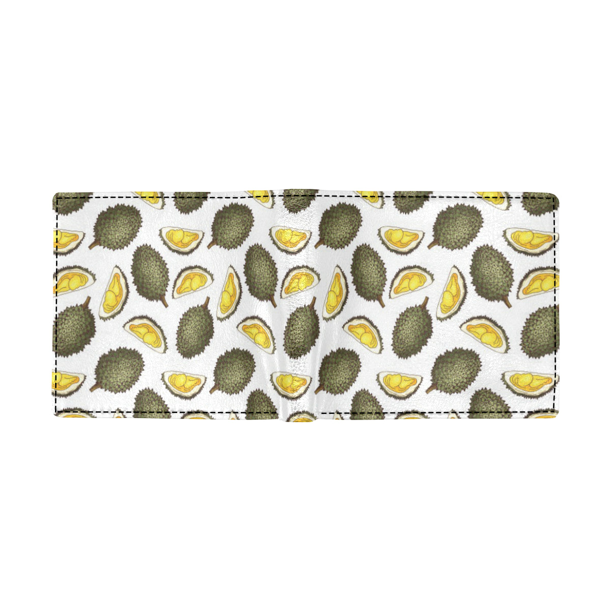 Durian Pattern Print Design DR03 Men's ID Card Wallet
