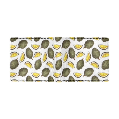 Durian Pattern Print Design DR03 Men's ID Card Wallet