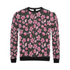 Apple blossom Pattern Print Design AB03 Men Long Sleeve Sweatshirt