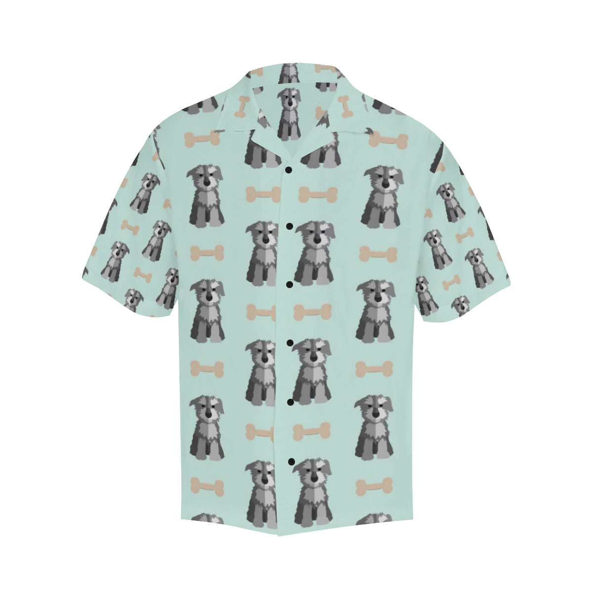 Schnauzers Pattern Print Design A03 Men's Hawaiian Shirt