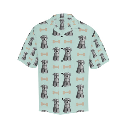 Schnauzers Pattern Print Design A03 Men's Hawaiian Shirt