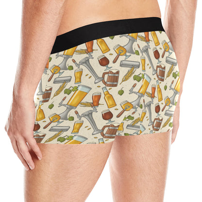 Beer Pattern Print Design 05 Men's Boxer Briefs