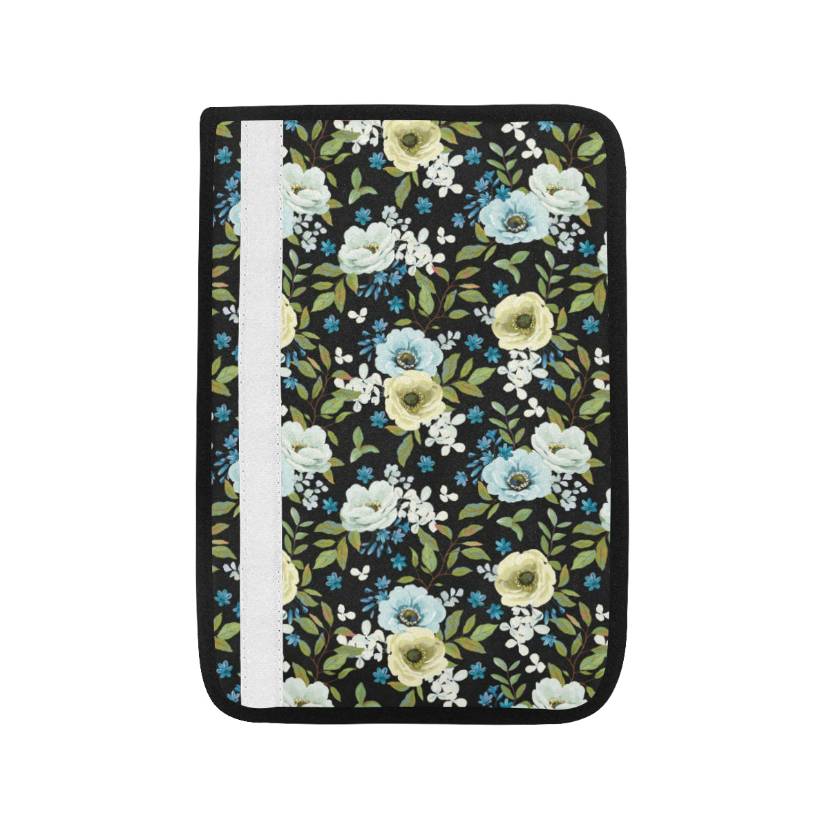 Anemone Pattern Print Design AM03 Car Seat Belt Cover