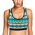 Blue Tribal Aztec Sports Bra