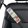 Accounting Financial Pattern Print Design 01 Car Seat Belt Cover