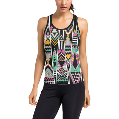 Tribal Aztec Triangle Women's Racerback Tank Top