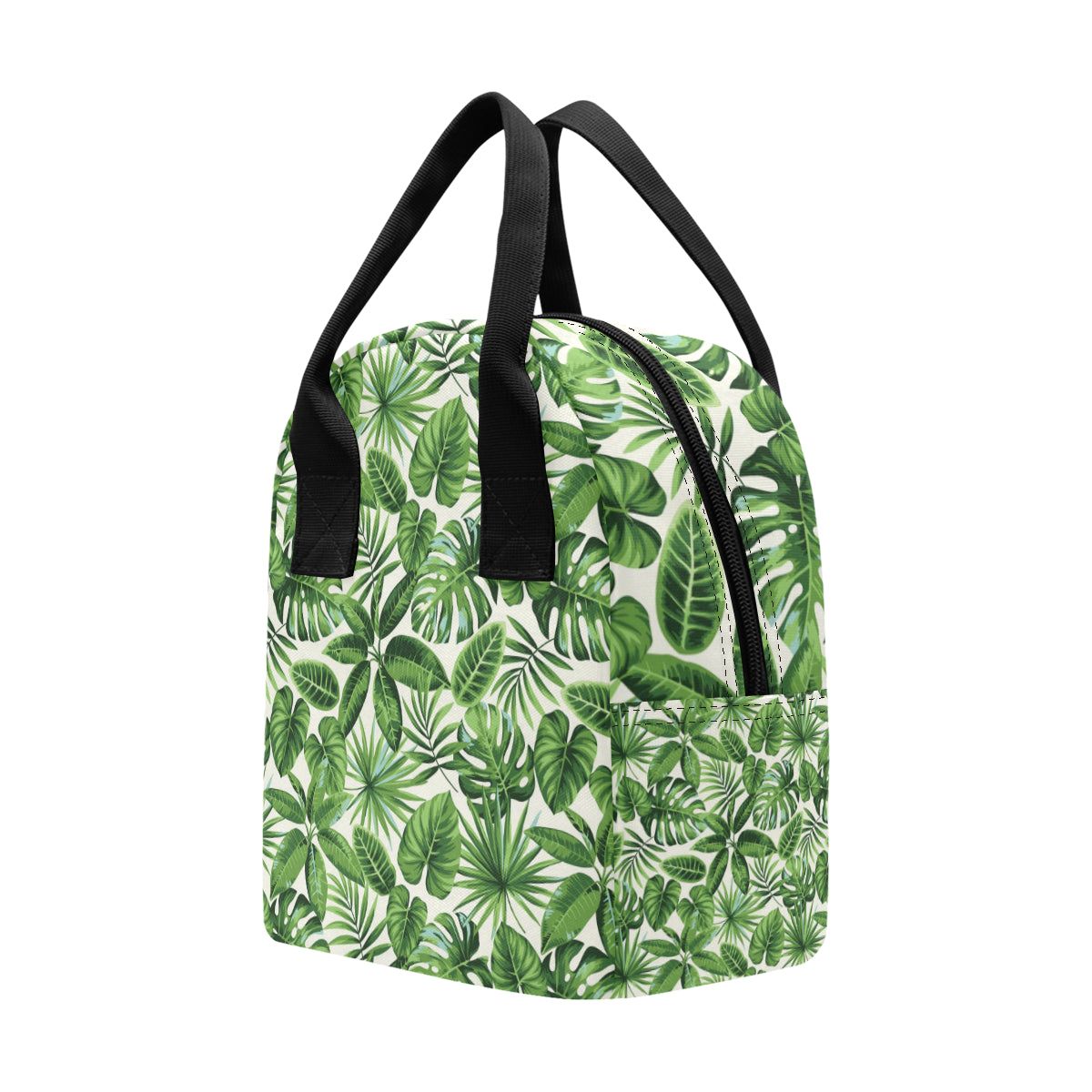 Tropical Flower Pattern Print Design TF013 Insulated Lunch Bag