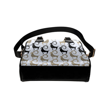 Goat Pattern Print Design 03 Shoulder Handbag