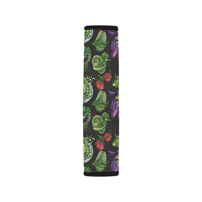 Lettuce Pattern Print Design 01 Car Seat Belt Cover