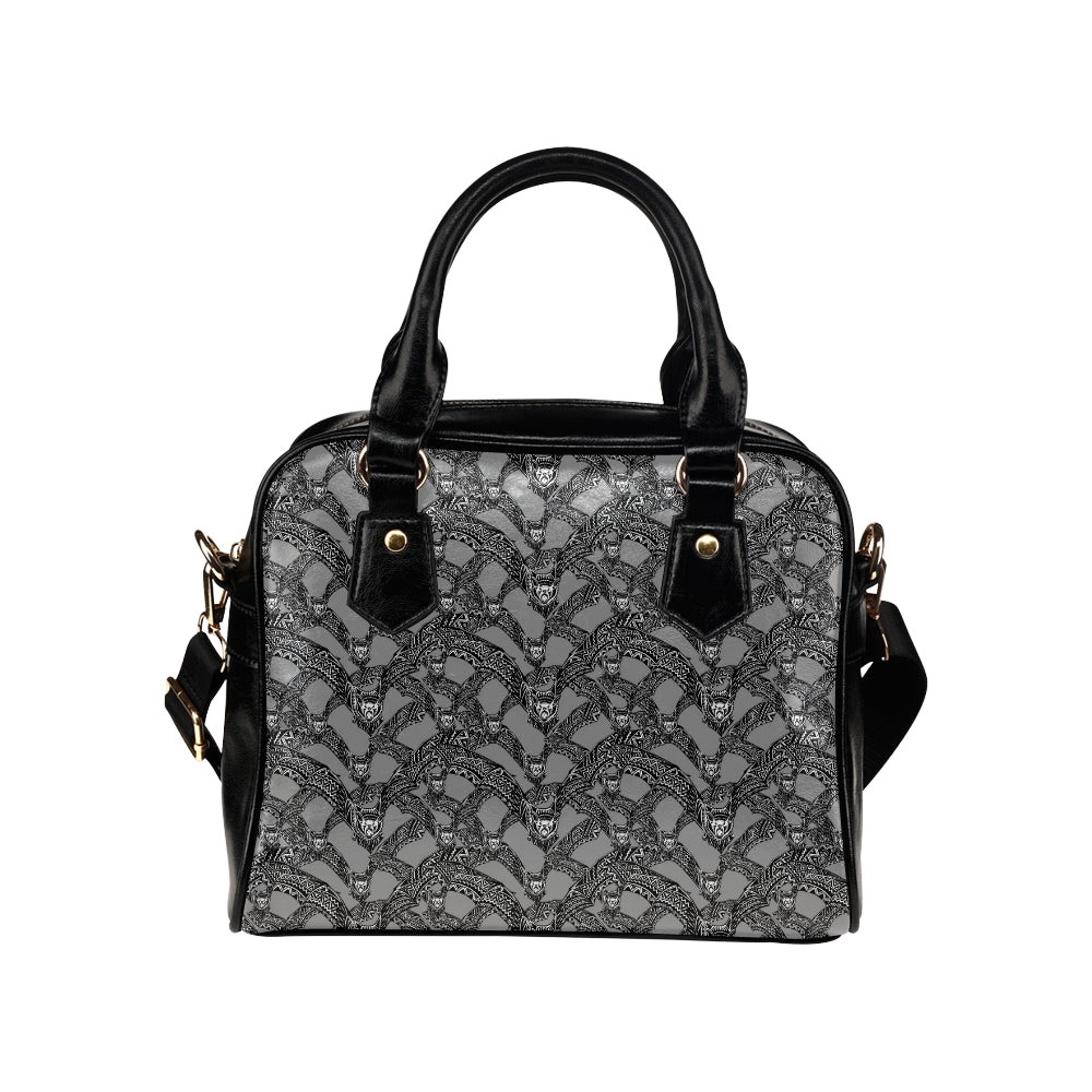 Bat Pattern Print Design 04 Shoulder Handbag