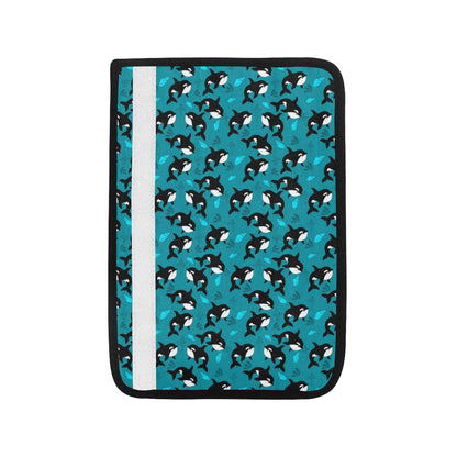 Whale Sea Design Themed Print Car Seat Belt Cover
