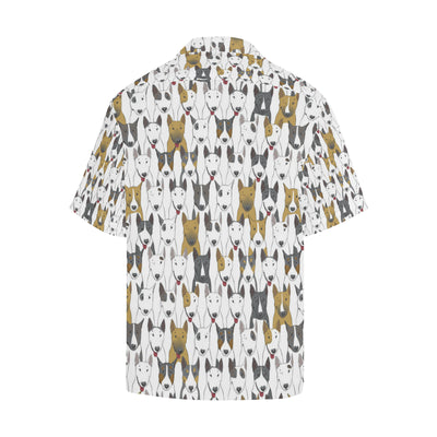 Bull Terriers Pattern Print Design 03 Men's Hawaiian Shirt