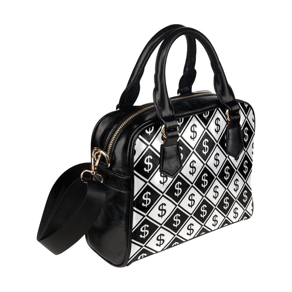 Money Pattern Print Design 04 Shoulder Handbag