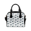 Alaskan Malamute Pattern Print Design 03 Shoulder Handbag