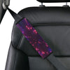 Celestial Purple Blue Neon Speed Light Car Seat Belt Cover