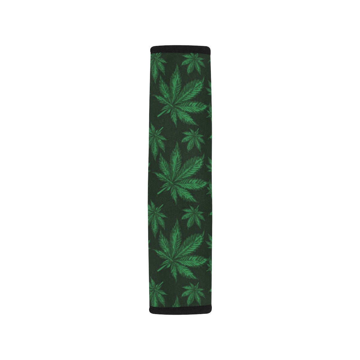 Pot Leaf Pattern Print Design A04 Car Seat Belt Cover
