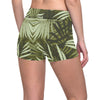 Palm Leaves Pattern Print Design PL05 Yoga Shorts