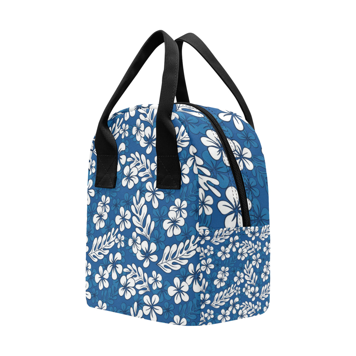 Plumeria Pattern Print Design PM015 Insulated Lunch Bag
