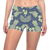 Pineapple Pattern Print Design PP07 Yoga Shorts