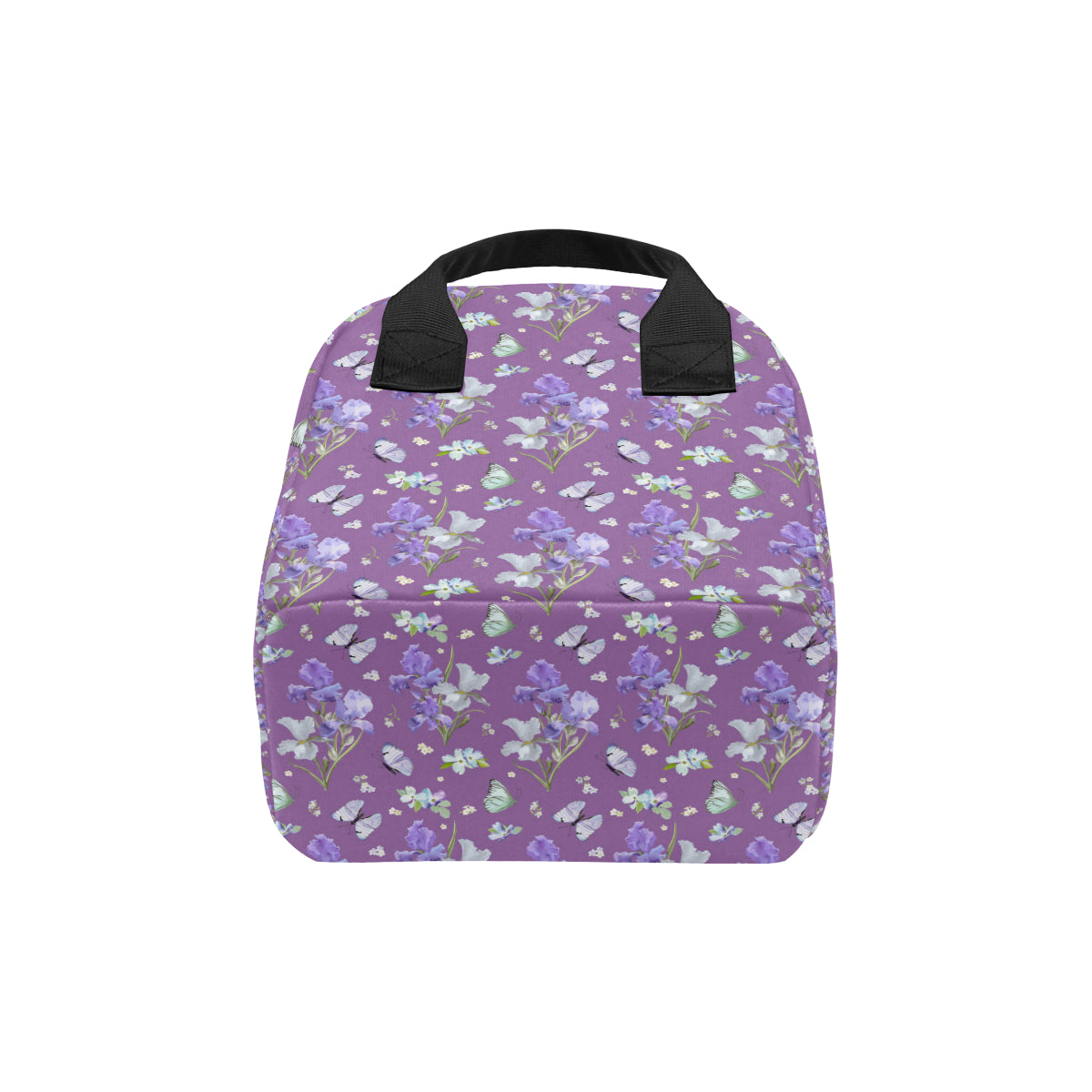 Iris Pattern Print Design IR09 Insulated Lunch Bag