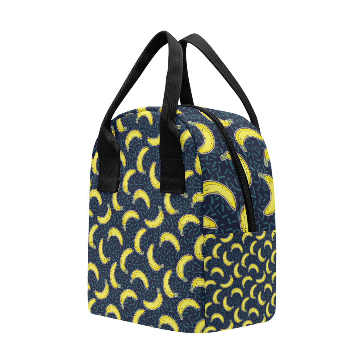 Banana Pattern Print Design BA09 Insulated Lunch Bag