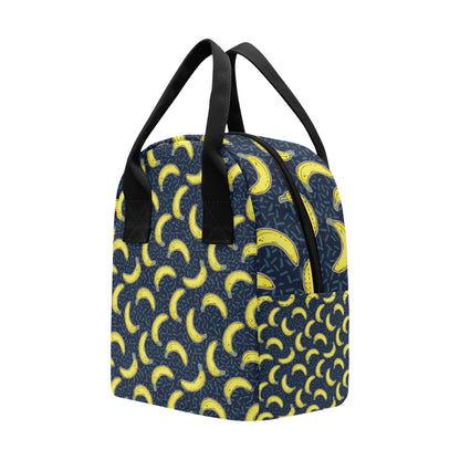 Banana Pattern Print Design BA09 Insulated Lunch Bag