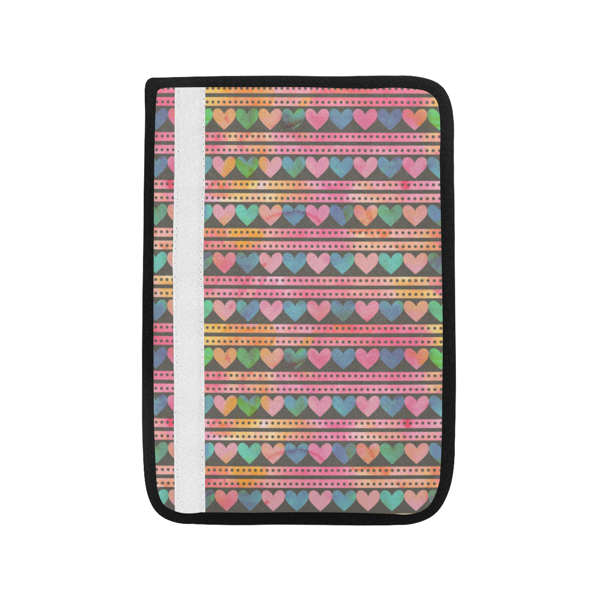 Heart Pattern Print Design HE010 Car Seat Belt Cover