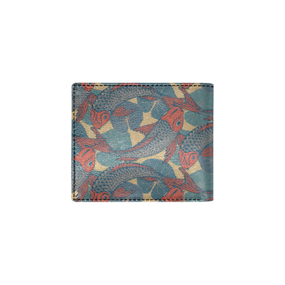 Pisces Pattern Print Design A01 Men's ID Card Wallet
