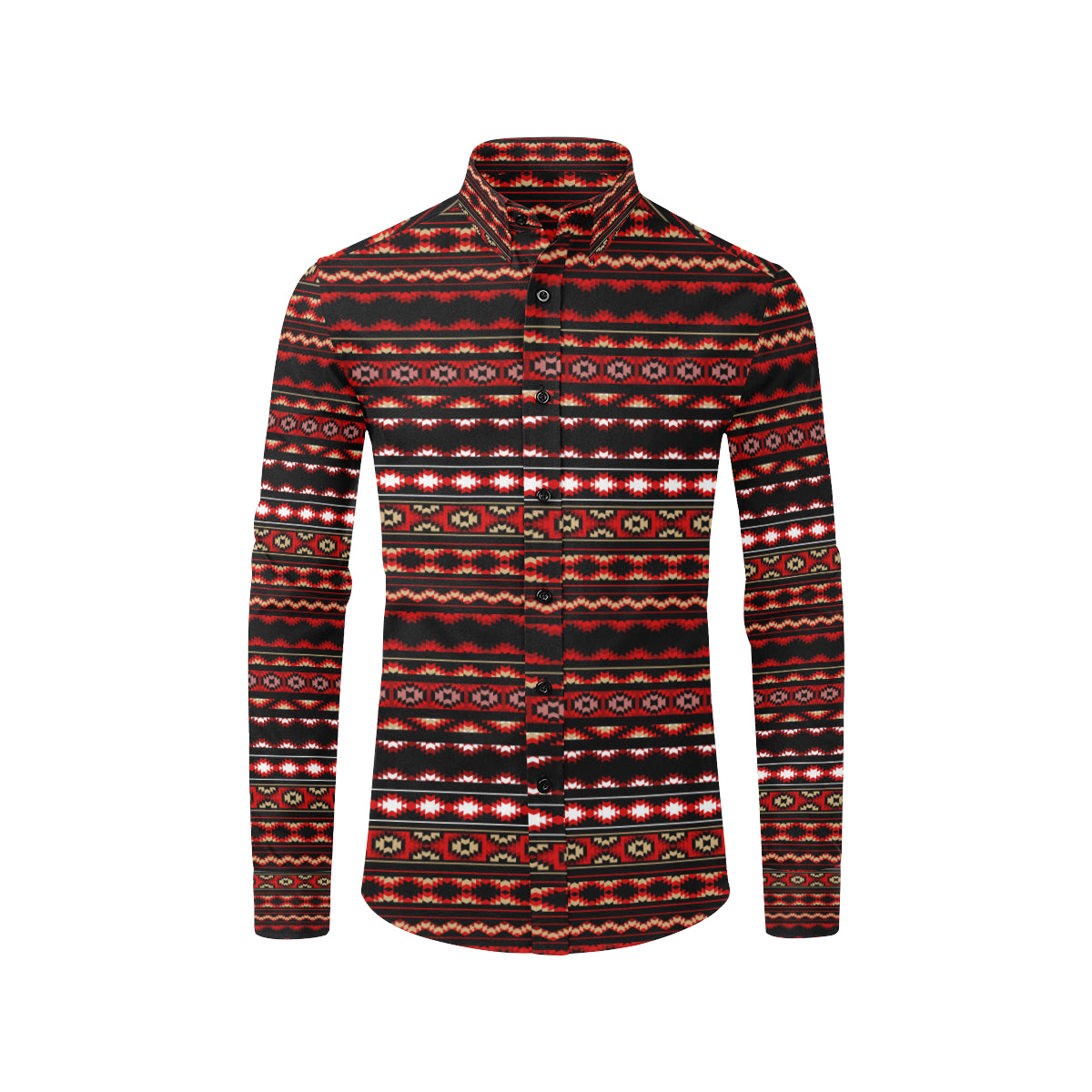 Southwestern Themed Men's Long Sleeve Shirt