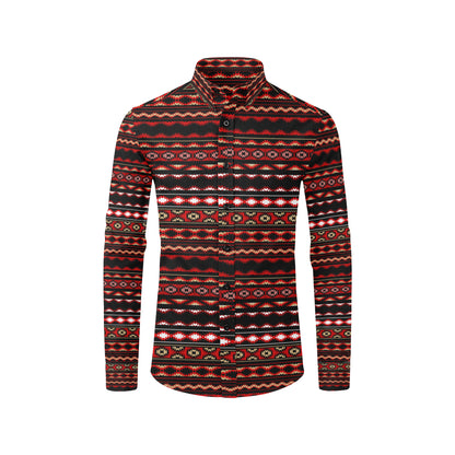 Southwestern Themed Men's Long Sleeve Shirt