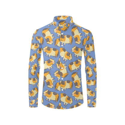 Guinea Pig Pattern Print Design 01 Men's Long Sleeve Shirt