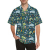 Camping Pattern Print Design 02 Men's Hawaiian Shirt