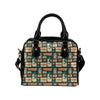 Acoustic Guitar Pattern Print Design 02 Shoulder Handbag