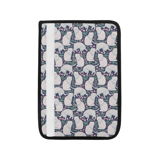 Cat Pattern Print Design 06 Car Seat Belt Cover