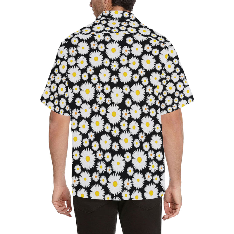 Daisy Pattern Print Design 01 Men's Hawaiian Shirt